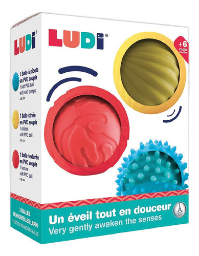 Pelotas Sensoriales Ludi Experiencia Sensorial Segura Trex 0