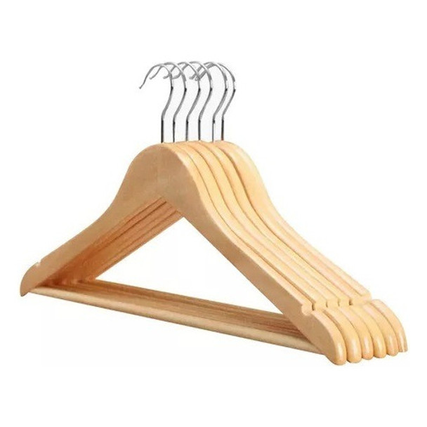 Perchas De Madera Lustradas 1° Calidad X 12 Unidades Premium 0 Perchas De Madera Lustradas 1° Calidad X 12 Unidades Premium 0