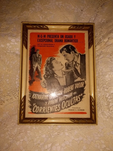 Afiche Antiguo Enmarcado 0