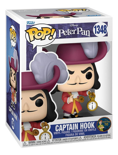 Funko Pop Disney Peter Pan 70th Capitan Garfio 0