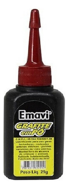 Grafite Em Pó Para Vidros Maçanetas Cadeados Emavi 25g 0