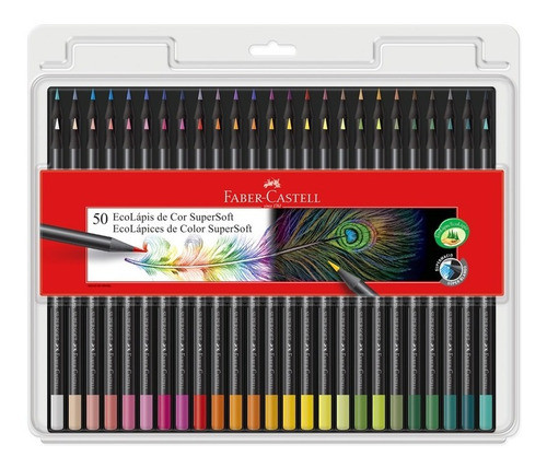 Lapices De Colores Supersoft Faber Castell X50 0