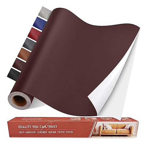 Cuero Adhesivo Para Parches De Reparacion Sillon Marron O. 0