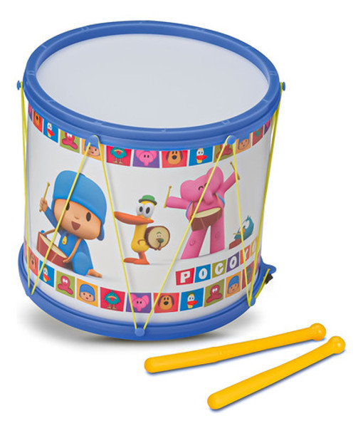 Tambor Pocoyo Brinquedo Instrumento Musical Infantil Criança 0