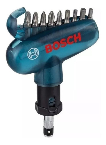 Atornillador Porta Puntas Con 10 Pz Bosch 0