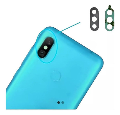 Vidrio Lente De Camara Trasera Para Xiaomi Redmi Note 6 Pro 0