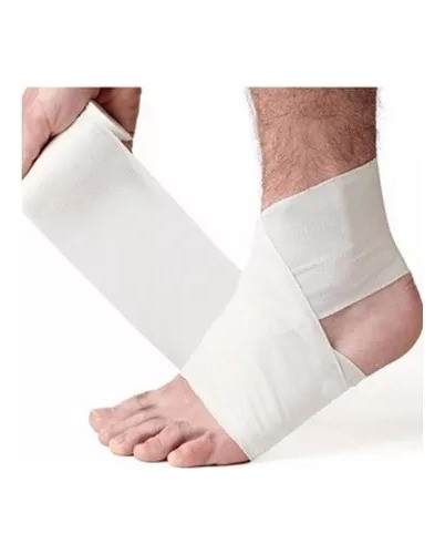 Venda Elastica Deportiva Blanca 7 Cm X 3 Mts Dema Cuot As 0