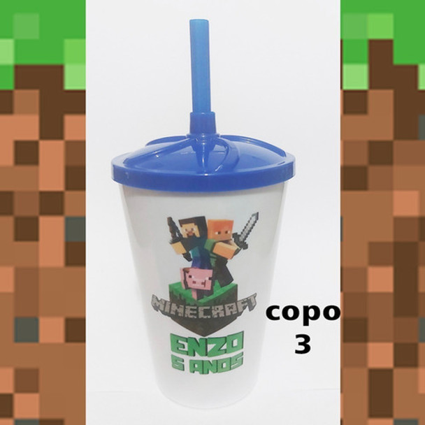 25 Copos Twister Shake 300ml C/tampa E Canudo Personalizado. 0