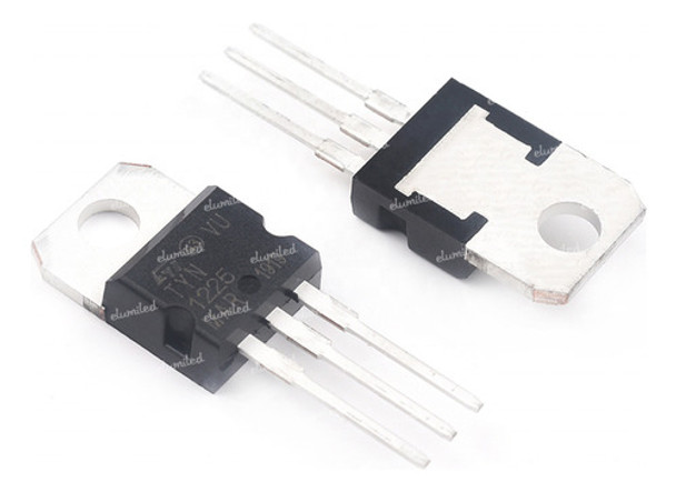 6 Tiristores Tyn1225 Scr 25a 1200v (to-220) 0