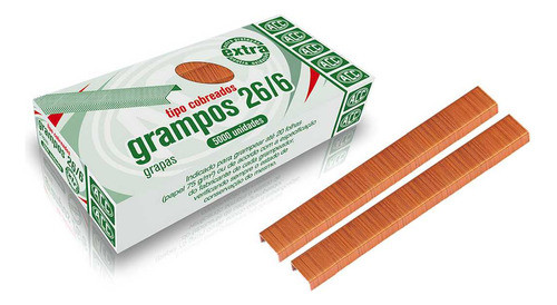 Grampo Cobreado 26/6 Cx C/5000un Acc 0