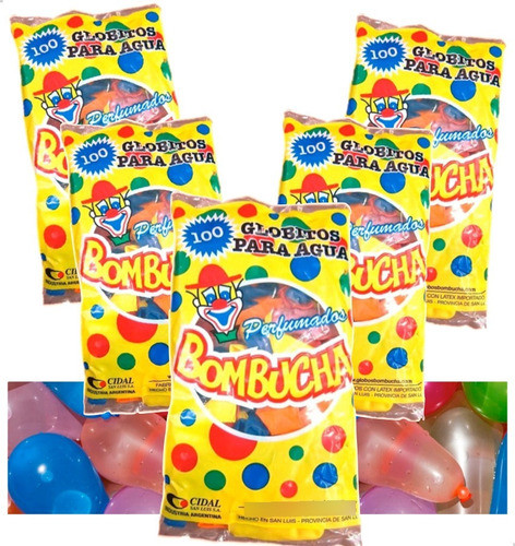Bombucha Bombitas Globos De Agua Perfumados X 500 0