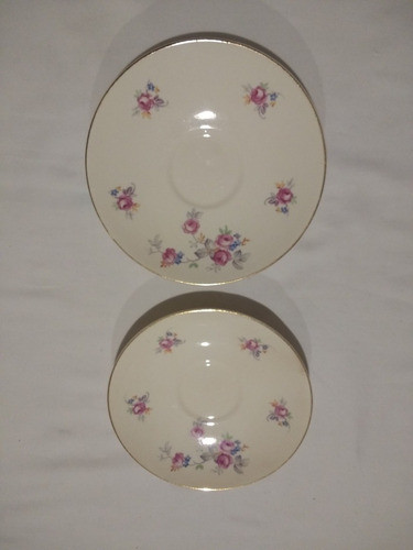 Loza Inglesa 2 Platos De Te 0