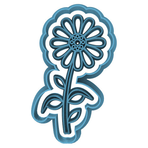 4116 Flor Entera Cortante Para Galletas 0