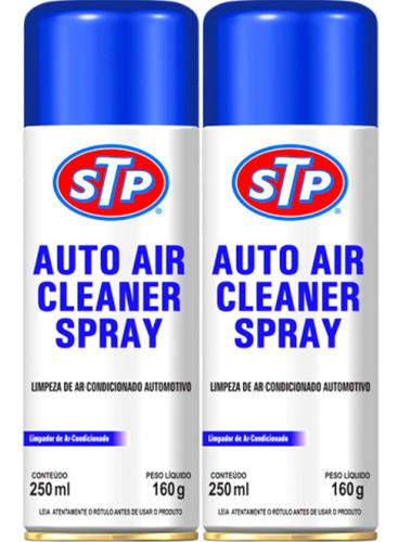 2 Higienizador De Ar Condicionado Auto Air Cleaner Stp Limpa 0