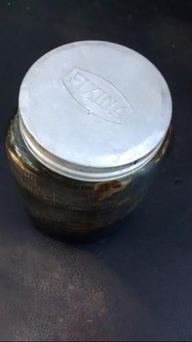 Frasco De Vidrio Antiguo De Fixina 0