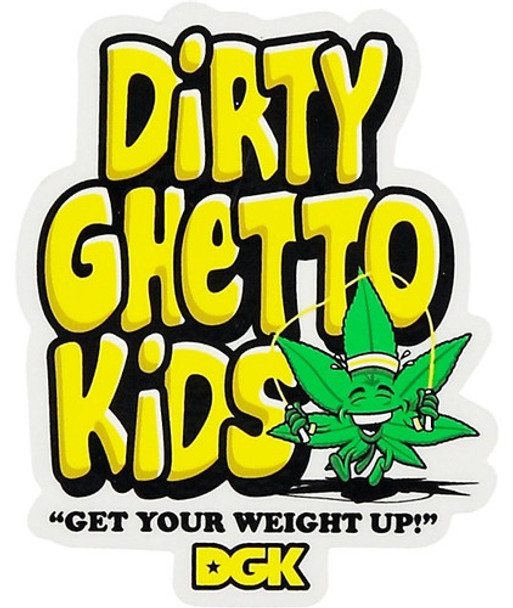 1 Sticker Dgk Get Your Weight Up Adesivo De Skate Importado 0