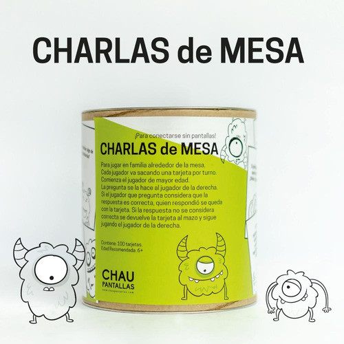 Juego Charlas De Mesa 0