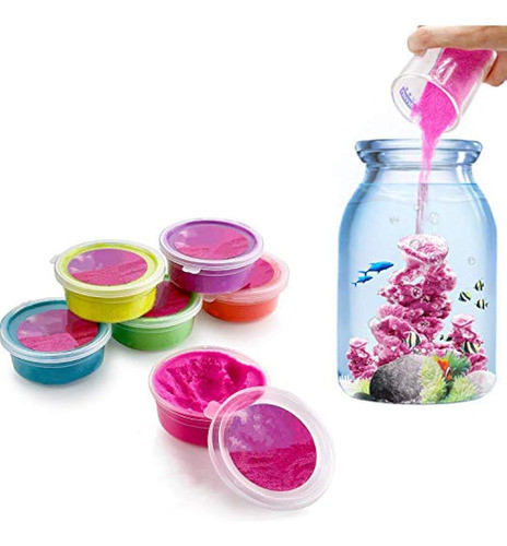 Xiaohong Paquete De 6 Arena Mágica Colorida, 0