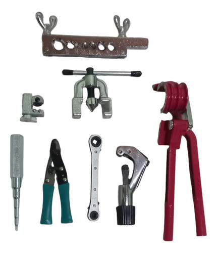 Kit Herramientas De Refrigeracion Manuales Pestañadora 0