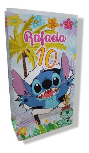 10 Bolsitas Sorpresita Personalizadas  Stich- Kotillonk 0