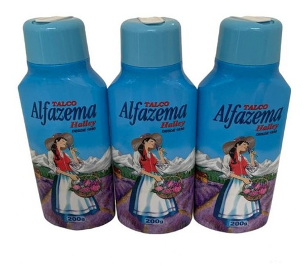 Kit 3 Talcos De Alfazema Halley Com 200gr 0 Kit 3 Talcos De Alfazema Halley Com 200gr 0