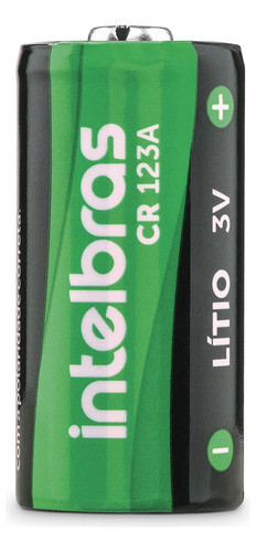 Bateria Não Recarregável De Lítio Cr123a 3v Intelbras 0