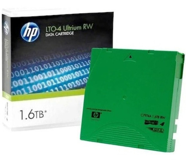 Fita Lto-4 Hp Ultrium Rw Data Cartridge C7974a 1.6tb 0