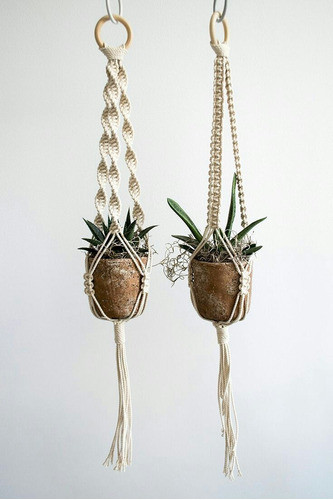 Suporte De Vaso Macrame 0