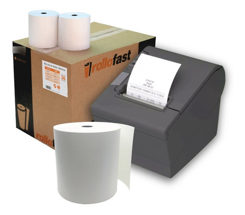 Rollo Papel Térmico 80 X 80 - 144 Rollos Comandas Y Eticket 0
