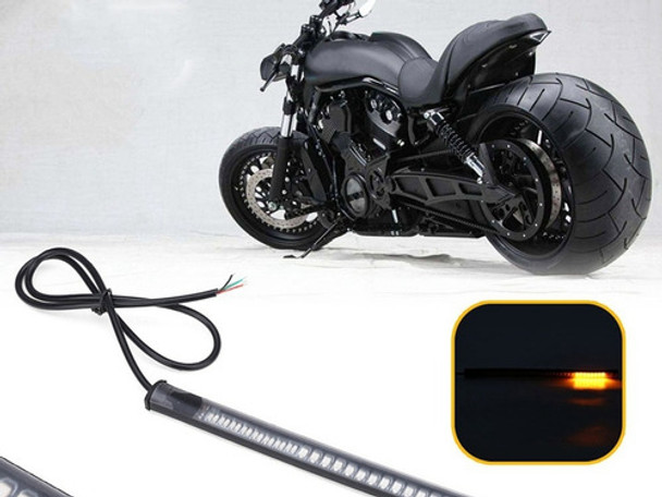 Lanterna Traseira Led Moto Universal Freio Seta Farolete 0