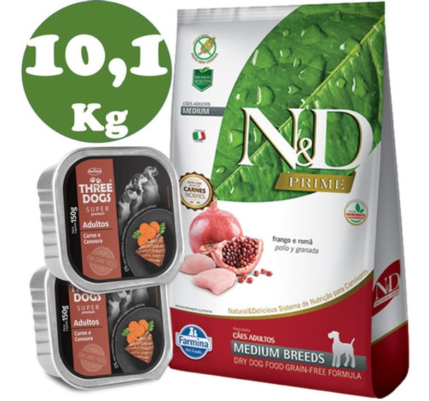 Farmina N&d Prime Grain Free Adulto Mediana 10,1kg + Regalo 0 Farmina N&d Prime Grain Free Adulto Mediana 10,1kg + Regalo 0