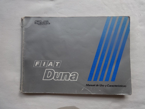 Manual Fiat Duna 1994 Weekend Instruccion Guantera Catalogo 0