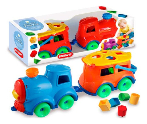 Tren Didactico Encastre Y Arrastre 0