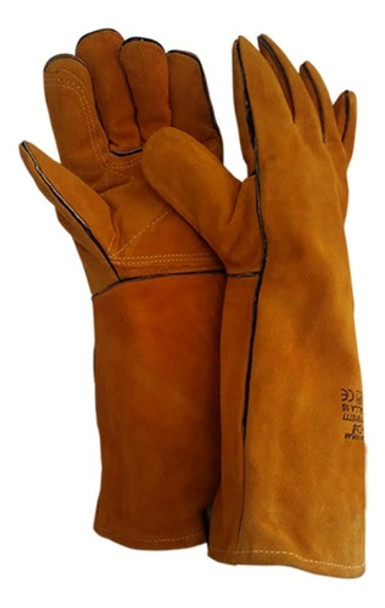 Guantes Largos De Soldador. 0