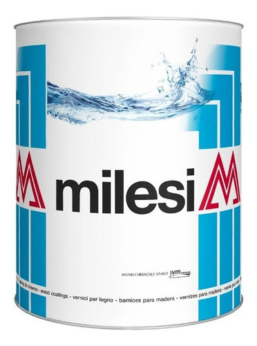 Laca Al Agua Transparente Semi Mate Milesi - Hsc6033 0