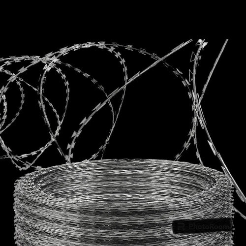 Alambre Concertina De 45 Cm Doble Cruzada 2da Calidad/10 Mts 0