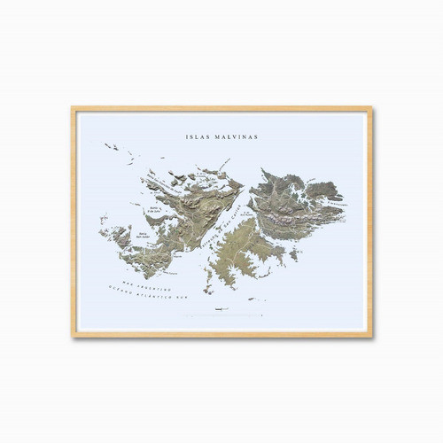 Mapa Islas Malvinas 0