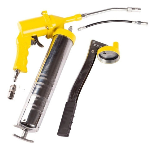 Kit Engrasadora Grasera Neumatica 500cc Pico Rigido Flexible 0