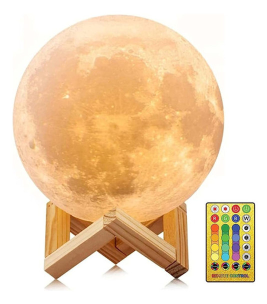 ~? Cpla Lámpara De Luna Para Adultos Niños, Luz De Luna Noct 0