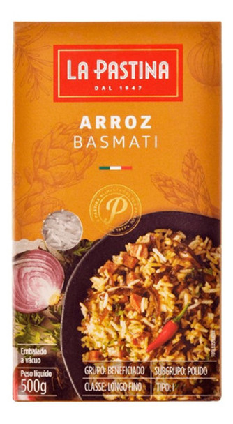 Arroz Basmati La Pastina 500g 0