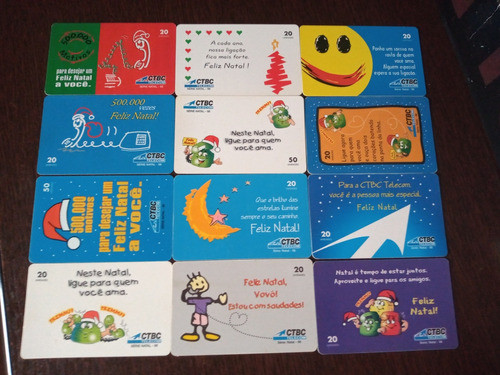 Cartões Telefonicos Natal 98. Ctbc 0