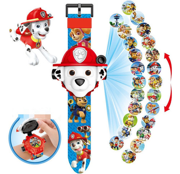 Reloj Infantil De Patrulla Canina Con Proyección De Imágenes 0