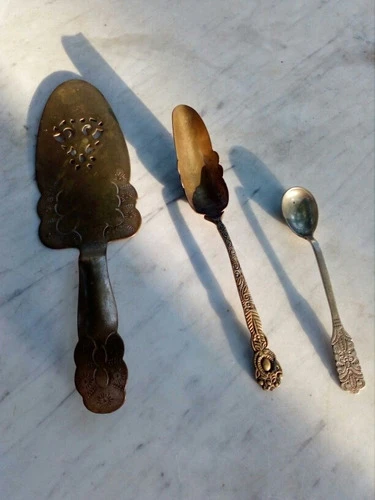 Antiguas Cucharas Vintage Deco Coleccion 0