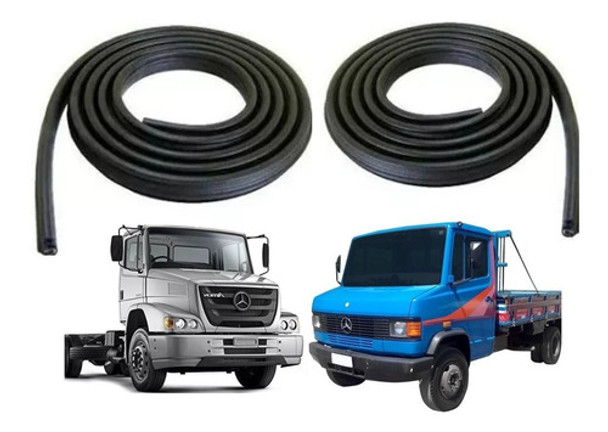 Jogo Borracha Porta Caminhão Mb 709 710 914 1618 1620 1935 0 Jogo Borracha Porta Caminhão Mb 709 710 914 1618 1620 1935 0