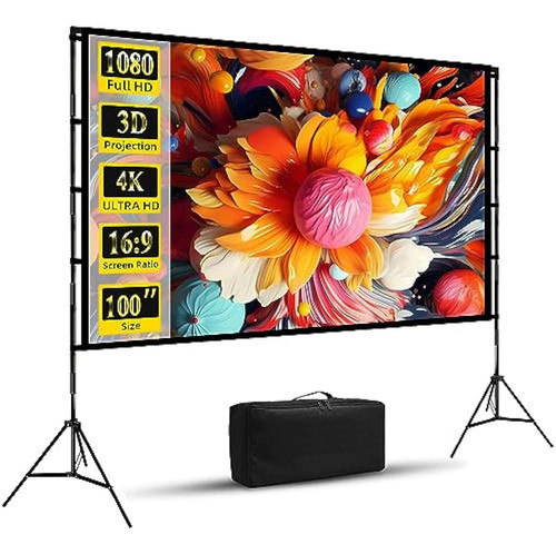 Wootfairy - Pantalla De Proyector De 100 Pulgadas 0