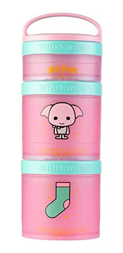 Whiskware Harry Potter Paquete De Bocadillos Apilables, 2 1/ 0