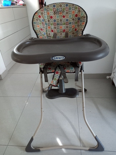 Silla De Comer Graco, Plegable,muy Buen Estado 0
