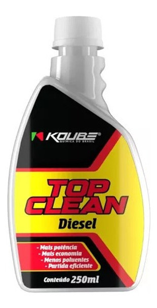 Limpeza De Bicos Injetores Top Clean Diesel Koube 250ml 0