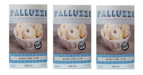 Pack X 3 Scons Con Chips Palluzzi   ( Apto Celiacos) 0