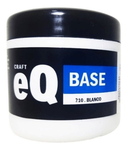 Base Acrilica  Eq Arte  *200cc. Color Blanco 0